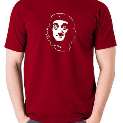 Che Guevara Style T Shirt - Marty Feldman brick red