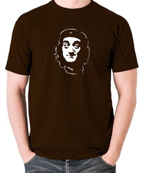 Che Guevara Style T Shirt - Marty Feldman chocolate