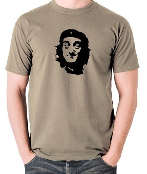 Che Guevara Style T Shirt - Marty Feldman khaki