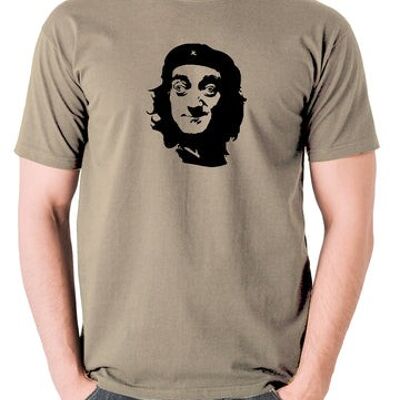 Maglietta stile Che Guevara - Marty Feldman cachi