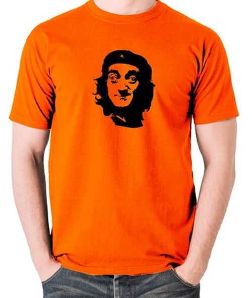 Che Guevara Style T Shirt - Marty Feldman orange