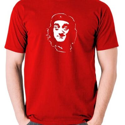 T-Shirt im Che Guevara-Stil - Marty Feldman rot