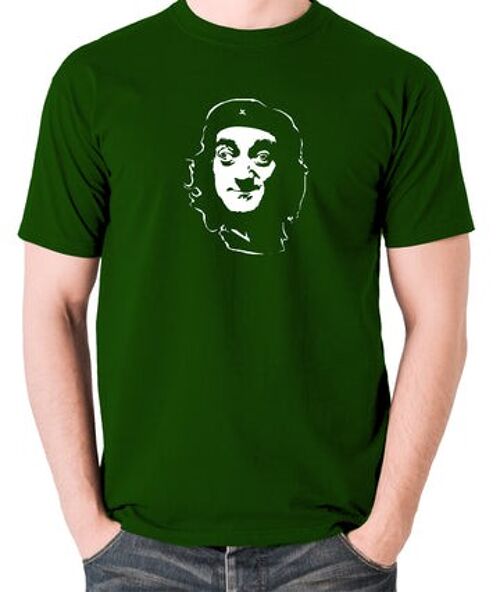 Che Guevara Style T Shirt - Marty Feldman green