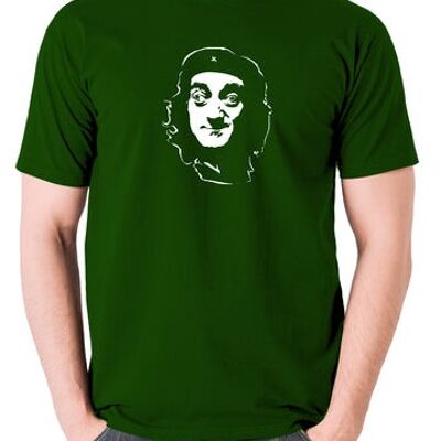T-Shirt im Che Guevara-Stil - Marty Feldman grün