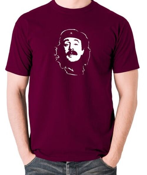 Che Guevara Style T Shirt - Manuel burgundy