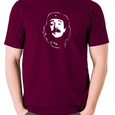 T-Shirt im Che Guevara-Stil - Manuel Burgund