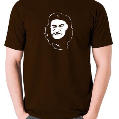Che Guevara Style T-Shirt - Albert Steptoe Schokolade