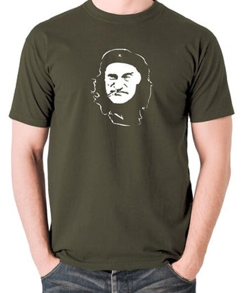 Che Guevara Style T Shirt - Albert Steptoe olive