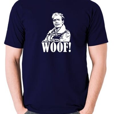 T-shirt inspiré de Blackadder - Woof ! marine