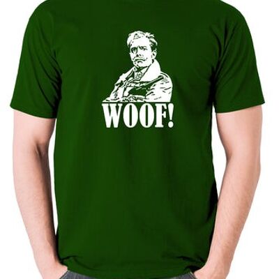 T-shirt inspiré de Blackadder - Woof ! vert