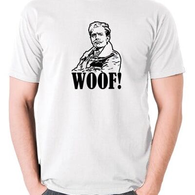T-shirt inspiré de Blackadder - Woof ! blanche