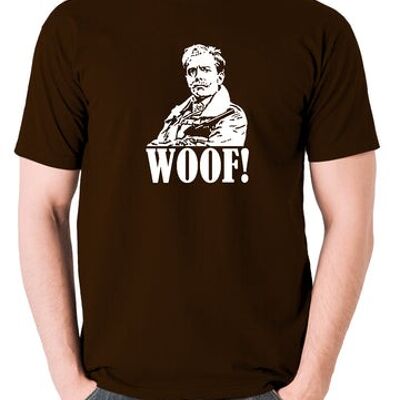 Blackadder Inspired T Shirt - Woof! chocolate