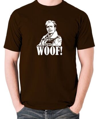 T-shirt inspiré de Blackadder - Woof ! Chocolat
