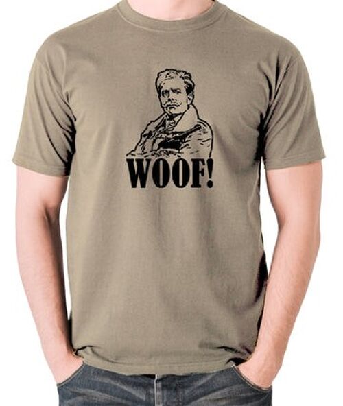 Blackadder Inspired T Shirt - Woof! khaki