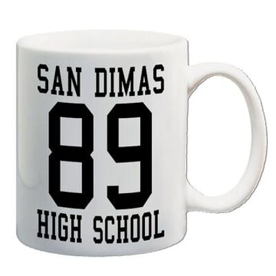 Bill und Ted inspirierte Tasse – San Dimas High School 1989