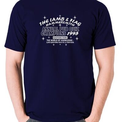 Bottom Inspired T Shirt - The Lamb And Flag Hammersmith navy