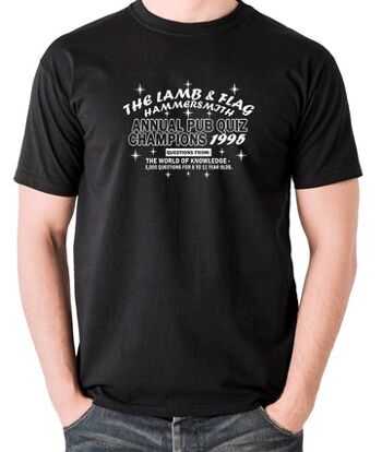 T-shirt inspiré du bas - The Lamb And Flag Hammersmith noir