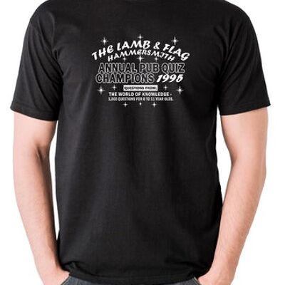 Bottom Inspired T Shirt - The Lamb And Flag Hammersmith black