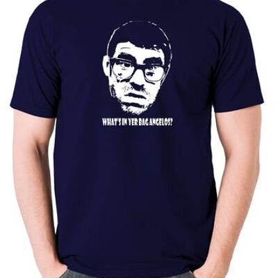 Vic und Bob inspiriertes T-Shirt – was ist in deiner Tasche Angelos? Marine