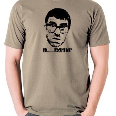 T-shirt inspiré de Vic et Bob - euh ..... excusez-moi? kaki