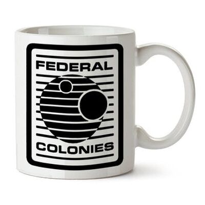 Taza inspirada en Total Recall - Colonias federales