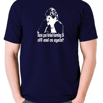 Le t-shirt inspiré de la foule informatique - avez-vous essayé de l'éteindre et de le rallumer ? marine