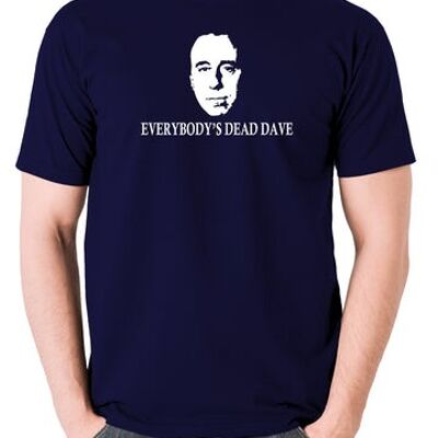 Camiseta inspirada en Red Dwarf - Everybody's Dead Dave azul marino