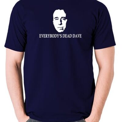 Red Dwarf Inspired T Shirt - Everybody's Dead Dave navy