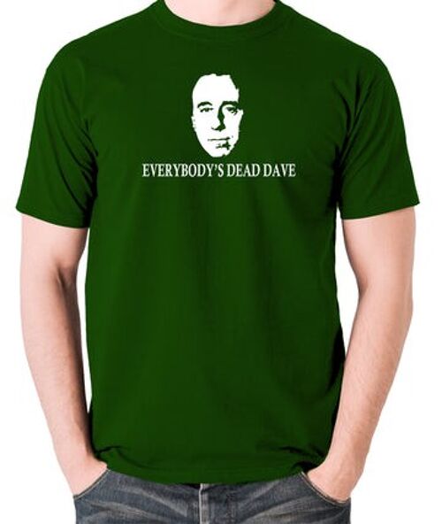 Red Dwarf Inspired T Shirt - Everybody's Dead Dave green