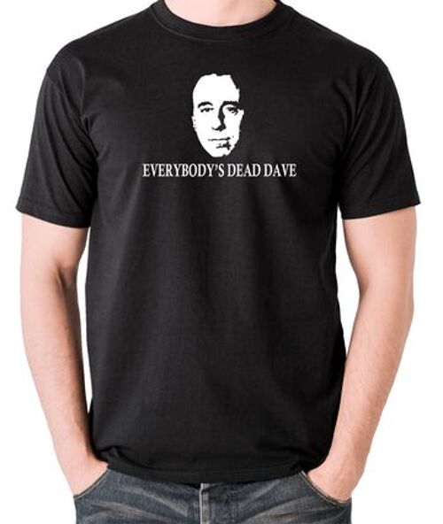 Red Dwarf Inspired T Shirt - Everybody's Dead Dave black