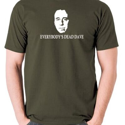 Red Dwarf Inspired T Shirt - Everybody's Dead Dave olive