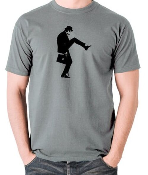 Monty Python Inspired T Shirt - Cleese Walk grey