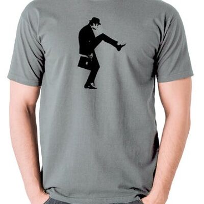 Camiseta inspirada en Monty Python - Cleese Walk gris