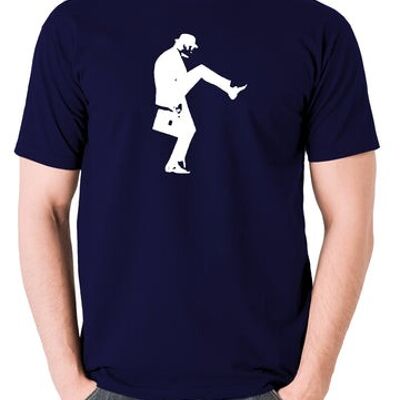 T-shirt inspiré des Monty Python - Cleese Walk marine