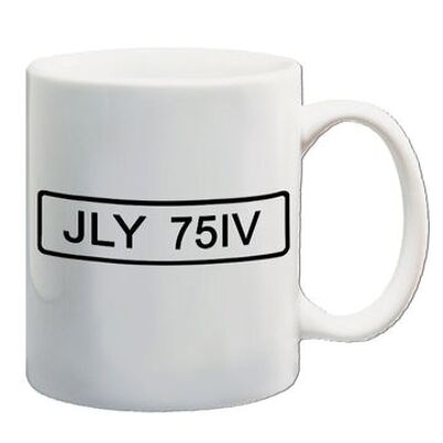 Life On Mars, Ashes To Ashes Inspired Mug - Gene's Number Plate