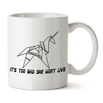 Mug inspiré de Blade Runner - C'est dommage qu'elle ne vive pas