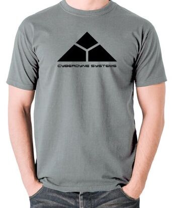 T-shirt inspiré de Terminator - Cyberdyne Systems gris