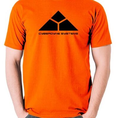 T-shirt inspiré de Terminator - Cyberdyne Systems orange