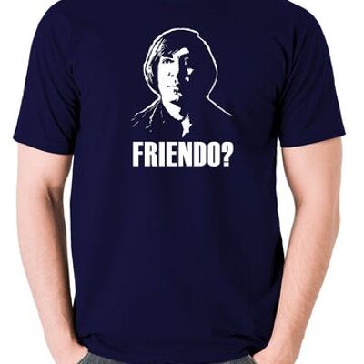 T-shirt inspiré de No Country For Old Men - Friendo? marine