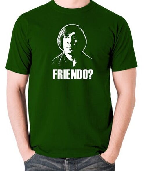 No Country For Old Men Inspired T Shirt - Friendo? green