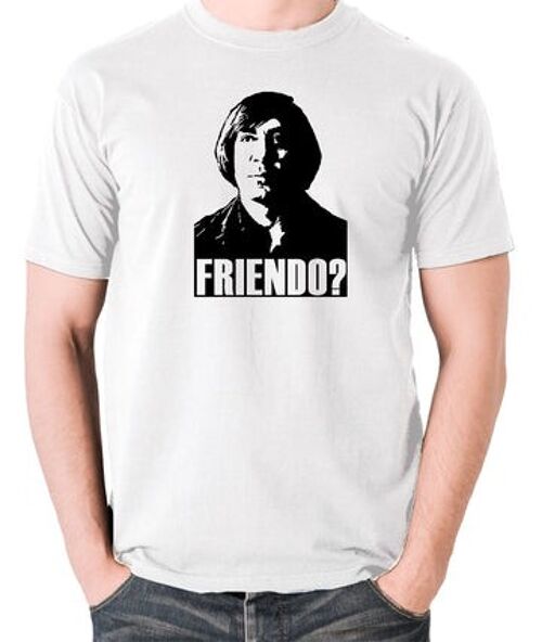 No Country For Old Men Inspired T Shirt - Friendo? white