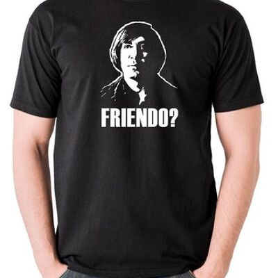 No Country For Old Men Inspired T Shirt - Friendo? black