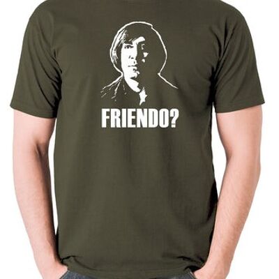 No Country For Old Men Inspired T Shirt - Friendo? olive