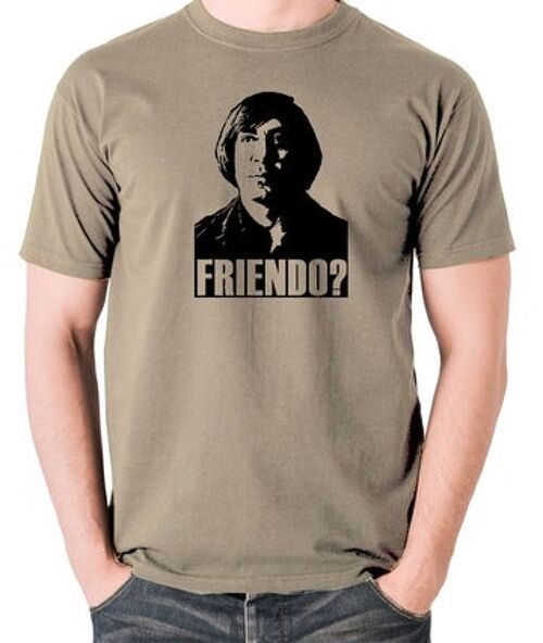 No Country For Old Men Inspired T Shirt - Friendo? khaki