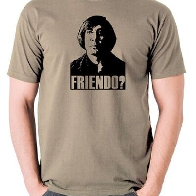 T-shirt inspiré de No Country For Old Men - Friendo? kaki