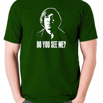 T-shirt inspiré de No Country For Old Men - Me voyez-vous? vert