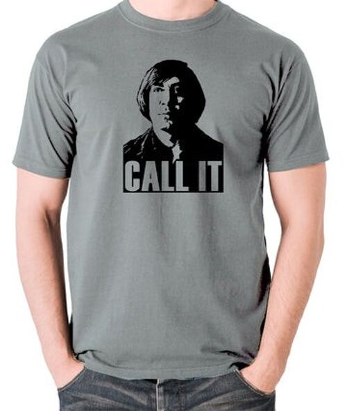 No Country For Old Men Inspired T Shirt - Call It grey