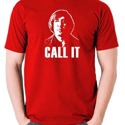 No Country For Old Men Inspired T Shirt - Call It red