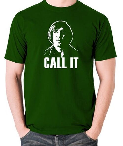 No Country For Old Men Inspired T Shirt - Call It green