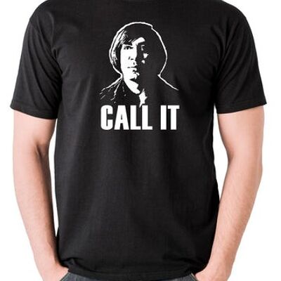 No Country For Old Men Inspired T Shirt - Call It black